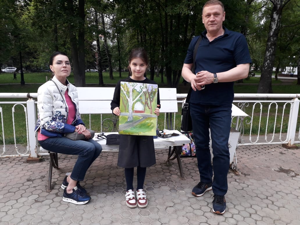 Рисуем парк